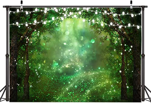 AIIKES 7x5FT Märchen Wald Wunderland Fotografie Hintergrund - Frühling Charming Garten für Baby Dusche, Hochzeit, Geburtstag Party Dekoration - Studio Requisiten 12-545
