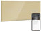 BSEED Smart ZigBee Schalter mit Vorhang Schalter, Doppel 3 Fach ZigBee Lichtschalter arbeitet mit Smart Life/Tuya, Google Home, Smart Home Alexa Lichtschalter unterputz Gold (Hub erforderlich)