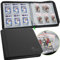 FunGuys Raccoglitore di carte classificate, 60 porta lastre PSA, 6 tasche classificate per carte di archiviazione, Raccoglitore per lastre, Album per vetrine classificate per schede PSA, Raccoglitore