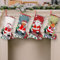 GiReich 4 Stück Weihnachtsstrumpf Set Nikolausstiefel zum Befüllen Nikolausstrumpf Set Socken Weihnachtsstrumpf Geschenktüte Weihnachtsbaum Socken Nikolaussocken für Weihnachtsfeier Dekorieren