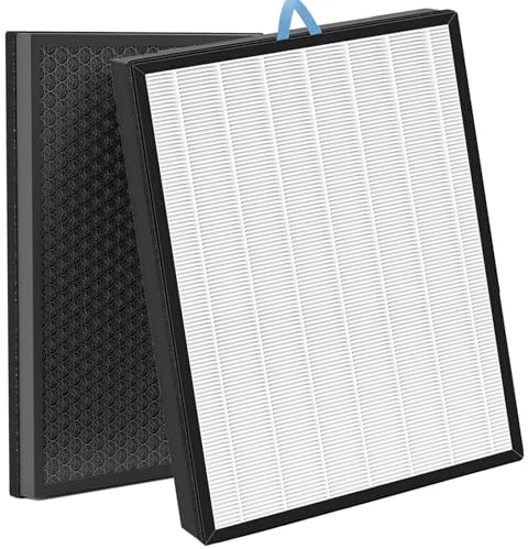 EverestAir Ersatzfilter für Levoit EverestAir Luftreiniger RF Filter | 2 Stück hocheffiziente Aktivkohle, passend für Levoit EverestAir-RF, entfernt Staub, Pollen und Gerüche für saubere Luft