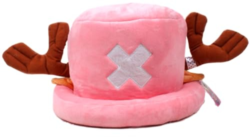 BSNRDX Gorra de Anime Tony Tony Chopper Cosplay Escuela la Gorra Niños Casual Sombrero Visera Hat para Niños Visera Sombreros para el Sol para Adultos, niños y Adolescentes y Fan (Rosa)