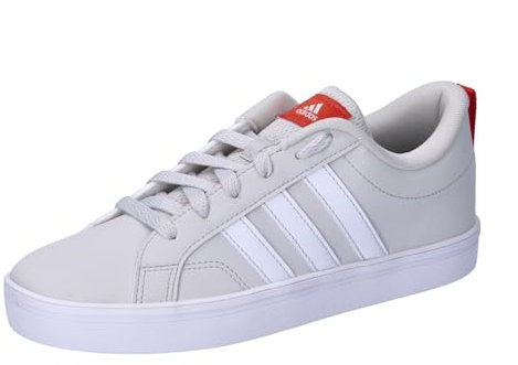 adidas Unisex VS Pace 2.0 Shoes Kids Schuhe, Grey One/Cloud White/Preloved Red, 39 1/3 EU