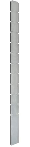 vidaXL Poteau de Clôture en Gabion, Support de Clôture, Accessoire de Clôture Jardin Patio Ferme Extérieur, Argenté 280 cm Acier Galvanisé