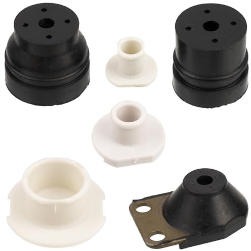 AERZETIX - C73896 - Kit/juego de 6 piezas 3 tampones antivibraciones para motosierra + 3 tapones - compatible con Stihl 240 MS 260 MS 380 MS 381 024 026 028 038