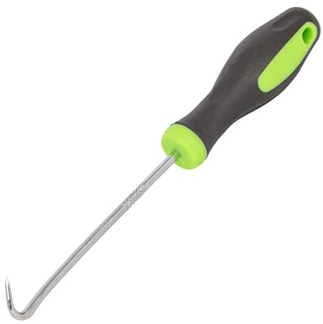 Harbour Housewares Weed Membrane Peg Remover Tool - 17cm Heavy Duty Ground Staple Puller - Metal Landscape Fabric Peg Lifter with Ergonomic Handle for Garden Weed Control & Ground Cover Removal