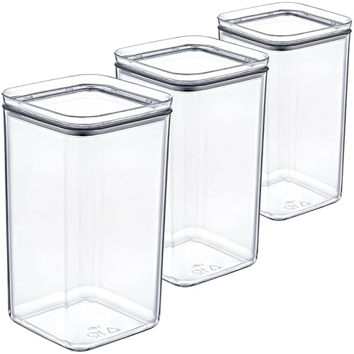 SUSTANIA Vorratsdosen mit Deckel Luftdicht - 3er 1,5L Vorratsbehälter Set | Aufbewahrungsbox Küche Aufbewahrung & Organisation | Küchen Organizer | Vorratsdosen für alle trockenen Lebensmittel