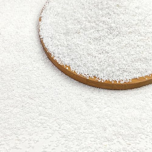 FANTIAN 4.5 kg White Aquarium Sand, Fish Tank Sand. Decorative Coarse Sand | Aquarium Sand for Freshwater Fish Tank, Turtle, Shrimp, Paintings, Plant Potted, Fire Pits, Candle, Vase, Art, Crafts