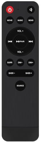 EN214C1H Replace Sound Bar Remote Control Compatible with Hisense Sound Bar HS214 2.1 Channel Soundbar