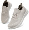 HKR Zapatillas deportivas para mujer, para correr, deportes, caminar, zapatillas de tenis ligeras, marrón, 38.5 EU