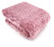 heimtexland ® super Flauschige Flanell Kuscheldecke XL 150x200 Wohndecke Oeko-tex Sofadecke Typ905 Altrosa