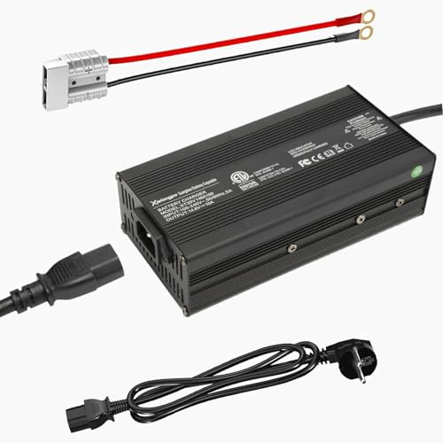 14.6V 10A LiFePO4 Ladegerät 12V AC-DC Charger mit Anderson Stecker | Batterieladegerät für 12.8V Lithium LiFePO4 Deep Cycle Akkus