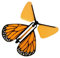 Lunaobrik Wind up Butterflies - Flutter Flyers,Rubber Band Powered Classroom Reward Science Experiment for Adults Children Birthday Wedding