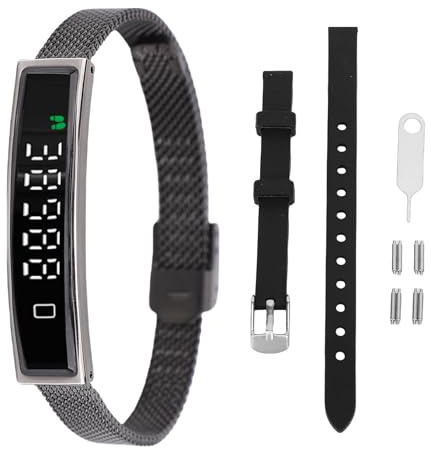 Vikye Smart Watch Health Tracker, Bluetooth 5.3 Steps Tracking Wearable Waterproof Smart Bracelet for Men Women, with Multiple Sport Modes (Black)