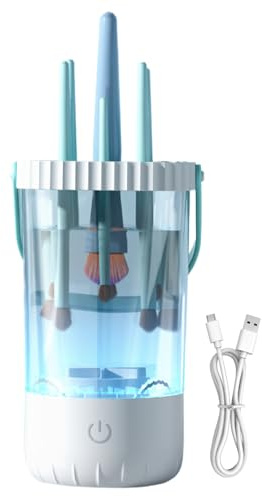 Nettoyeur Pinceaux Électrique Nettoyeur D'Outil Cosmétique Portable | Appareil De Nettoyage Profond Automatique Pour Brosses Cosmétiques Aide Au Nettoyage D'Outils