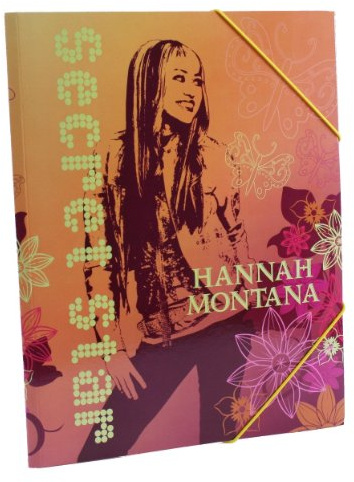 GOLDBUCH Gummizugmappe Schulserie Hannah Montana (DIN A4)