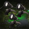 Mauk® Garten- und Teichbeleuchtung Set | RGB LED 3X 1,5W | versch. Farben