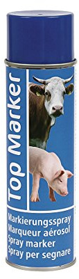 Kerbl Viehzeichenspray | 400 ml, Blau, farbintensives und schnell trocknendes Markierungsspray für Rinder, Schweine und Ziegen