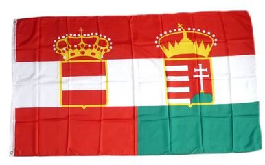 Flagge Fahne Österreich Ungarn Handel 90 x 150 cm FLAGGENMAE®