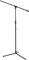 Bespeco SH12NE - Supporto telescopico/treppiedi per microfono, colore nero