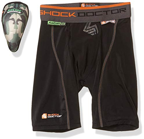 Shock Doctor Herren Aircore Suspensorium, Black, XXL
