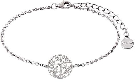 XENOX® Lebensbaum Armband - Damen Armband aus hochwertigem 925/- Sterlingsilber mit Lebensbaum-Anhänger | XS2943