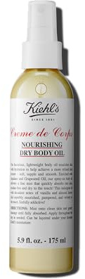 Kiehl's Creme de Corps Body Oil Spray, Squalane, Soft Radiant Skin