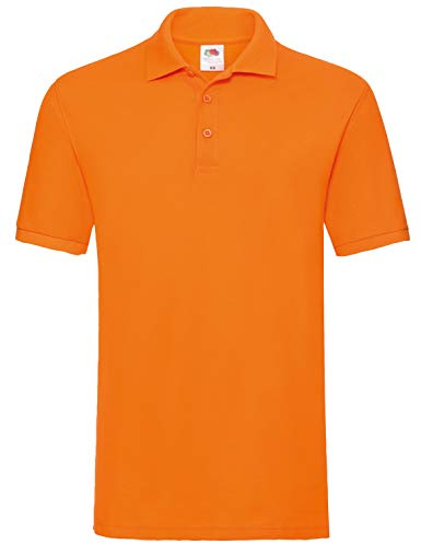 Premium Polo - Farbe: Orange - Größe: XXL