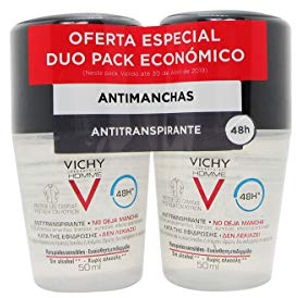 Vichy Homme Deodorant Antitranspirant Anti-fleck 48h 2x50ml