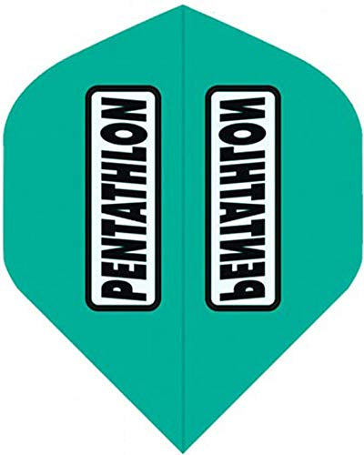 abcdarts Unisex – Erwachsene Pentathlon Classic Dart Flights, Aqua, Klassische EU