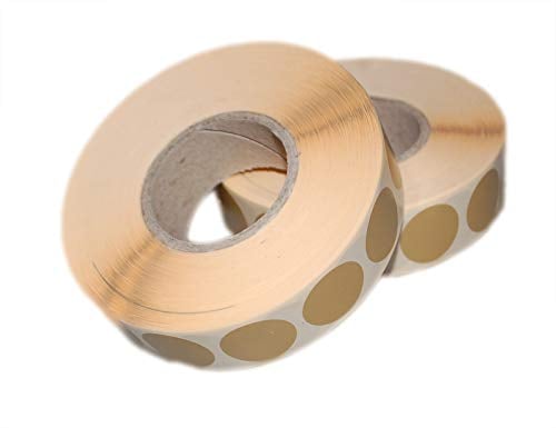 Flachberg 4000 Stück Schusspflaster für Zielscheibe 20mm (Braun Beige IPSC Target)