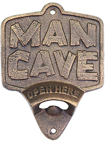 Primus PC5803 Wall Mounted Cast Iron Bottle Opener-Rustic Vintage Design (Man Cave)