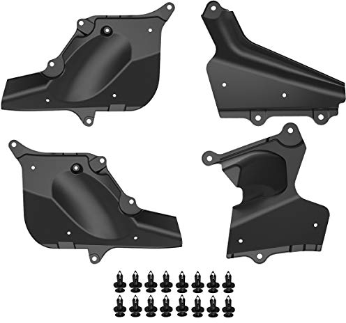 4x Fender Liner MudFlap Splash Guards Front Compatible with Land Cruiser UZJ200 VDJ200 URJ202 All Engine SUV 2007-2020
