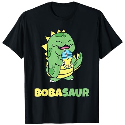Bobasaur Bubble Tea for a Kawaii Japan Friends Boba Tea T-Shirt