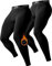 HOPLYNN Thermo Unterhose Kompressionshose Herren für Thermo Joggen, Laufen, Training, Fitness, Radfahren Sport Leggings Atmungsaktiv Tights Herren Schwarz L