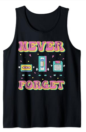 80er Jahre Retro Kostüm Outfit Mottoparty Kostüm 90er Party Tank Top
