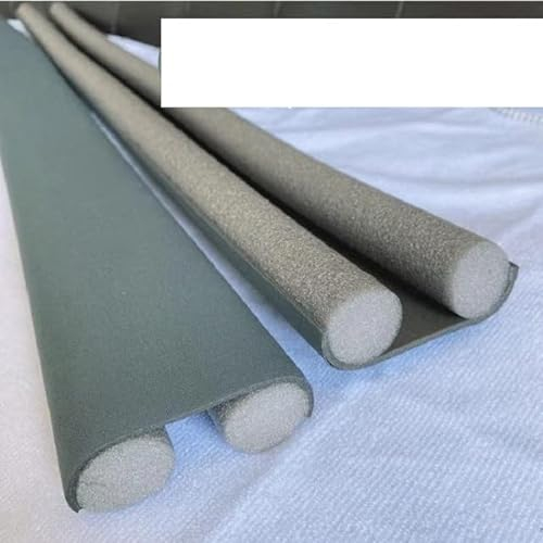 MARKIF Flexible Door Bottom Sealing Strip Sound Proof Noise Reduction Under Door Draft Stopper Dust Proof Window Weather Strip-gray