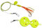 Eisele Sea-Fishing Tock Butt-System Buttlöffelvorfach 30g-90g Plattfisch-Vorfach Flunder Rig (Wurmhaken 90g, gelb)