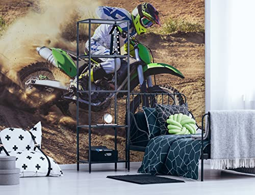 Walltastic Papier peint Motocross - Papier peint FSC - Multicolore - 2,4 m de haut x 3 m de large - Taille unique