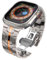 VeveXiao Compatible con correas Apple Watch Ultra de 49mm 45mm 44mm 42mm, titanio color correa de repuesto para iWatch Series 8 7 6 5 4 SE 3 2 1 Hombres Pulseras de repuesto (Naranja Titanio)