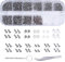 1100 pc Réparation de Lunettes à Vis, Assortiment Vis Inox, Micro vis pour Montre, Vis pour Lunette de Soleil, Assortiment Vis Boulon écrou Rondelle Inox pour Lunettes, Téléphones, Montres, Bijoux
