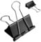10PCS Binder Clips Black Metal Foldback Clamps Document Paper 51mm Clip for Office Home Supplies Money Notes Writing Paper Organizer Tool