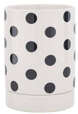 GLigeT Portautensili in Ceramica Bianca per Organizzare Utensili da Cucina, Decorazione Vintage, Porta Bacchette, Stendibiancheria