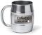 mundohuevo® Jarra de cerveza personalizada acero inoxidable 304 | Regalo original para cuñados | Cuñado molas un huevo | Color plateado aspecto barril | Capacidad 500 ml.