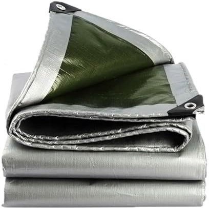 Lona Impermeable Exterior 2x4.5m, Toldo Reforzado con Ojales, Lona de Protección, Duradera Resistente a Los Rayos UV Desgarros, Multiusos para Terrazas Muebles Jardín Piscina Coche