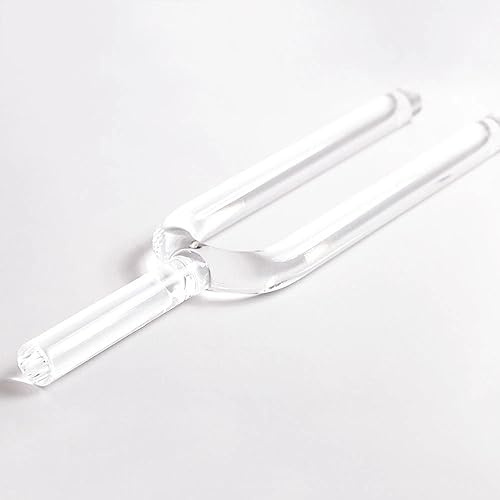 Chakra Crystal Clear Tuning Fork 30mm, With Striker, For DNA Healing, Chakra, Sound Therapy, Spirit In Perfect Harmony(G Note)