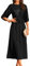 Glitzer Kleid Damen Schwarz Einfarbig Kleid Festlich Damen Stillvoll Maxi Ballkleid S Schwarz -2