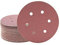 MioTools Fox Klett-Schleifscheiben, 150 mm, 6-Loch, f. Exzenterschleifer, Normalkorund (25 Stk.) K60