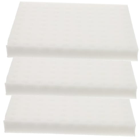 PHENOFICE 3 Blätter Sämlingsschwammblock Anbauschale Für Weizengras Gartengerät Pflanzen Pflanzschwammblock Gemüsefach Sämlinge Gepflanzt Schwamm Kindergartenschwamm Gartengeräte Weiß