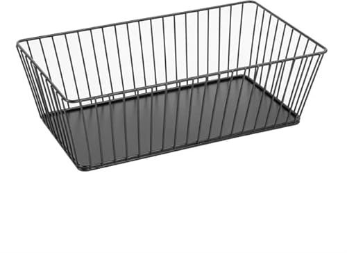Olympia Wire Food Display Tray Rectangular Black - 330x190x100mm | Open-mesh design promotes airflow to keep baked goods fresh, with a robust frame built for busy commercial buffets.